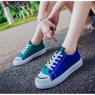 Giầy Sneaker ulzzang Nữ phối 2 màu (hàng book hộp kèm hình thật) 089