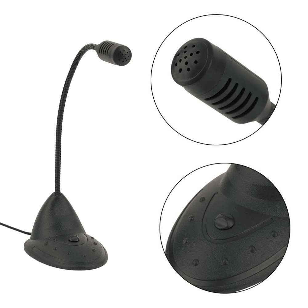 Microphone T-21 Dùng Cho Máy Tính Để Bàn - Máy Laptop - Học Trực Tuyến Và Hội Nghị