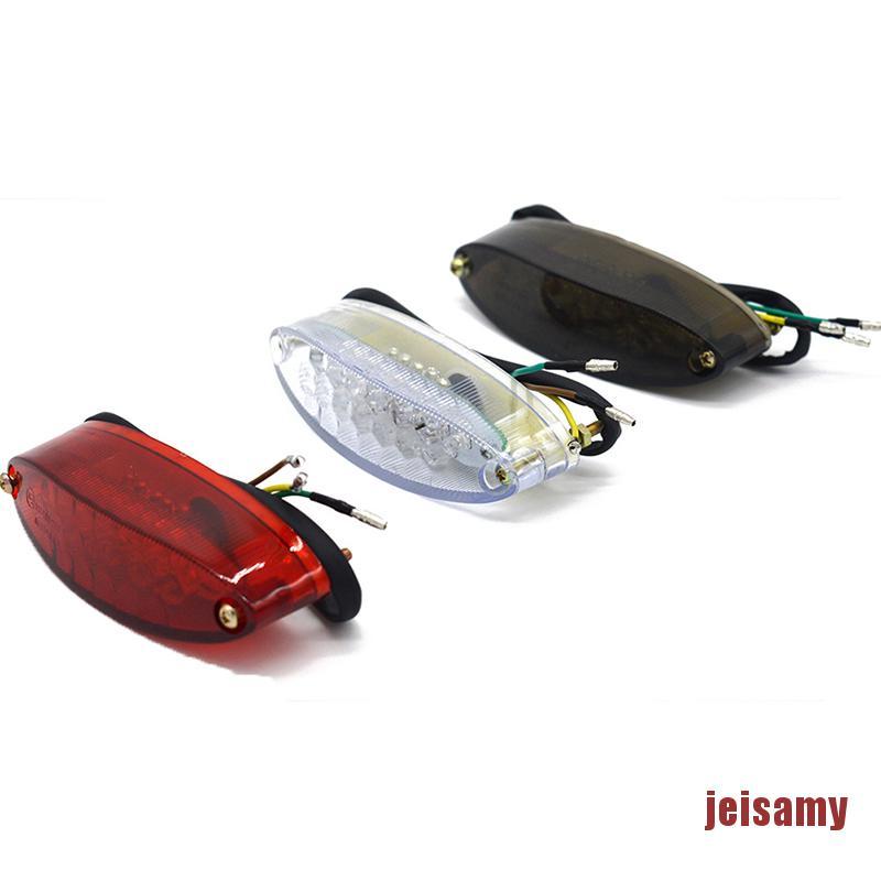 [jei] 28 LEDs 3W 12V Motorcycle Rear Light Led Bike Rear Tail Stop Brake ellipse Light ajx