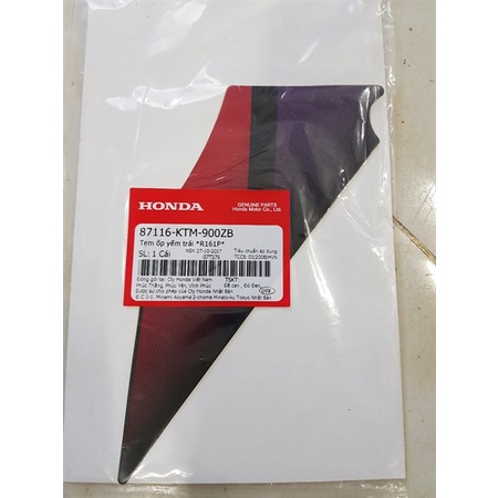 Tem xe Fu 2 Đỏ chính hãng