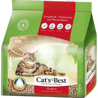 CÁT VỆ SINH HỮU CƠ CHO MÈO VÓN CỤC KHỬ MÙI VÀ VI TRÙNG CAT’S BEST ORIGINAL 10 L