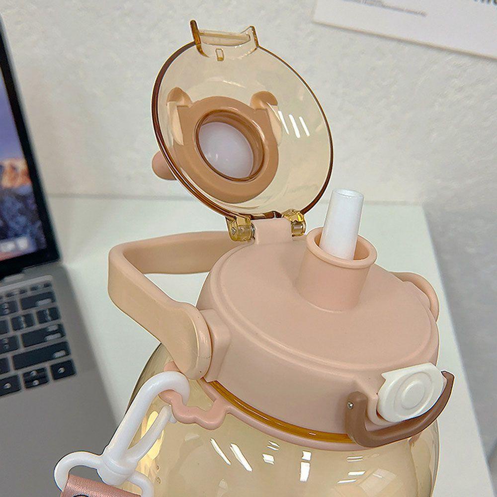 Bình Nước Thể Thao Dung Tích Lớn Họa Tiết Dễ Thương Cho Nữ