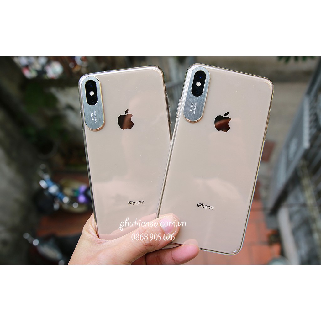 Ốp lưng TOTU IPhone 7/ 7Plus / X nổi viền bảo vệ camera cực tốt ( Hàng chính hãng full box )