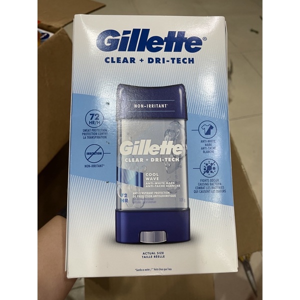 🖋Lăn khử mùi Gillette Clear Gel cho nam