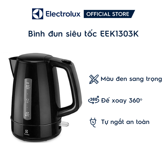 Bình đun siêu tốc 1.5L Electrolux EEK1303K