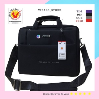 Túi Xách Nam Nữ Công Sở Cặp Đựng Máy Tính Bảng laptop 13, 14" Tài Liệu Văn Phòng Cao Cấp C143 sz nhỏ  Hàng Thủ Đô Vàng