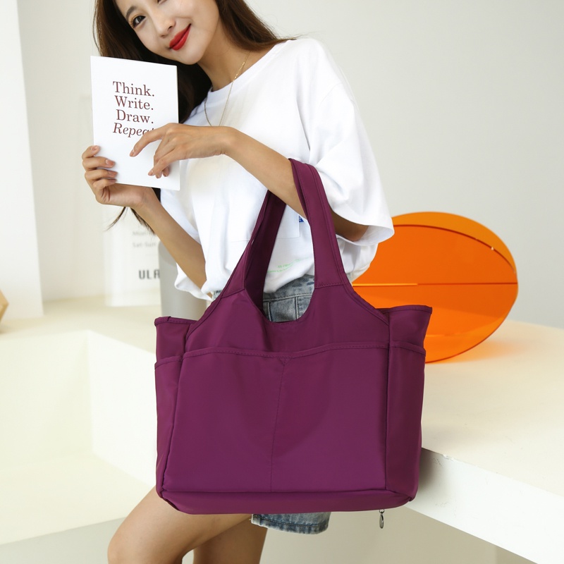 Túi Canvas Đeo Chéo Nhiều Ngăn Đựng Tã Em Bé Chống Thấm Nước Beg Tangan Wanita Murah Cantik Cho Nữ