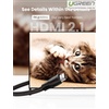 [Mã ELHACE giảm 4% đơn 300K] Cáp HDMI 2.1 dài 1M.1.5m.2m.3m Ultra HD 8K @ 60Hz Ugreen 80401 Cao Cấp- Hàng chính hãng