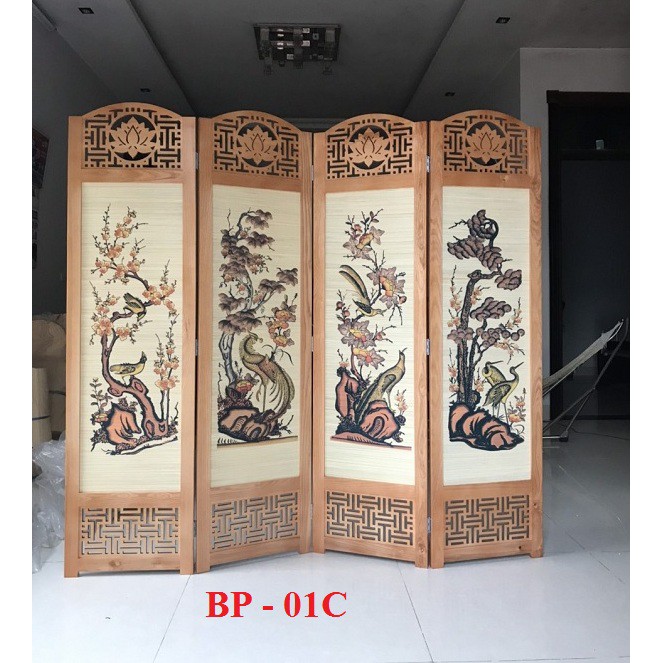 Bức bình phong gỗ