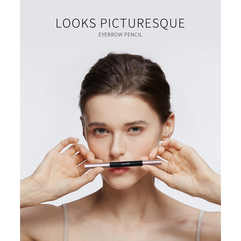 Chì kẻ mày 2 đầu MAGEFY 3 màu hợp thời trang tùy chọn | BigBuy360 - bigbuy360.vn