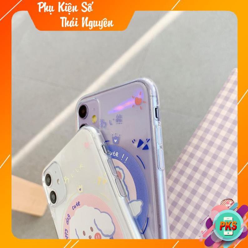 Ốp Lưng iPhone Gấu  - Chó Chibi 6/6Plus/6S/6S Plus/6/7/7Plus/8/8Plus/X/Xs/Xs Max/11/11 Pro/11 Promax