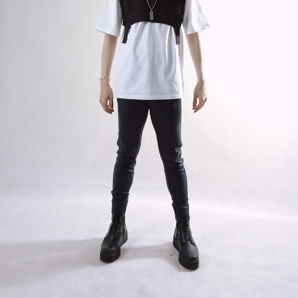 Quần Da Wax Form Ôm BLACKMIACK - skinny leather pant washed