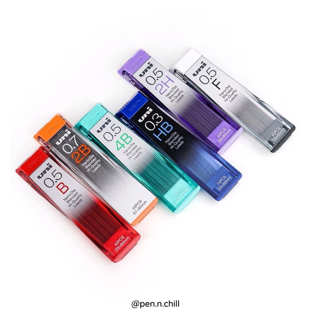 Ruột Bút Chì Kim Cao Cấp Uni Nano Dia - Cỡ ngòi 0.3mm/0.5mm/0.7mm