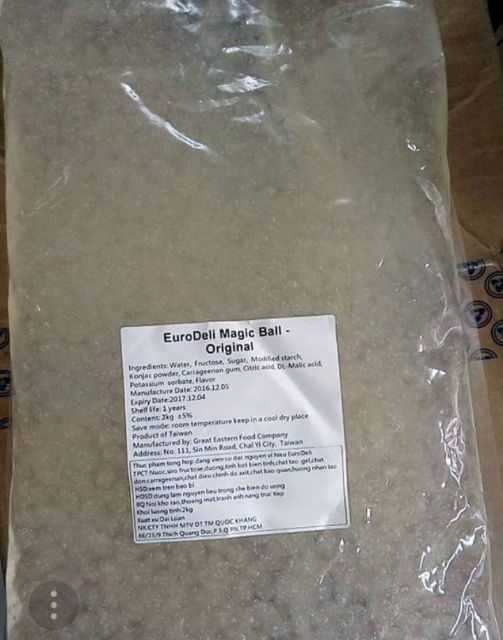 Hạt trân châu trắng 3Q 500gr/ 2kg