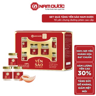 Yến sào Nam Dược Set 6 lọ x 70ml tổ yến chưng đường phèn