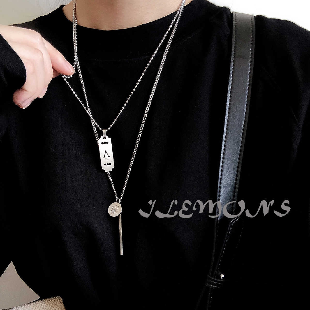 Dây Chuyền Thép Titan Phong Cách Hip Hop 1307harakun Cho Cặp Đôi