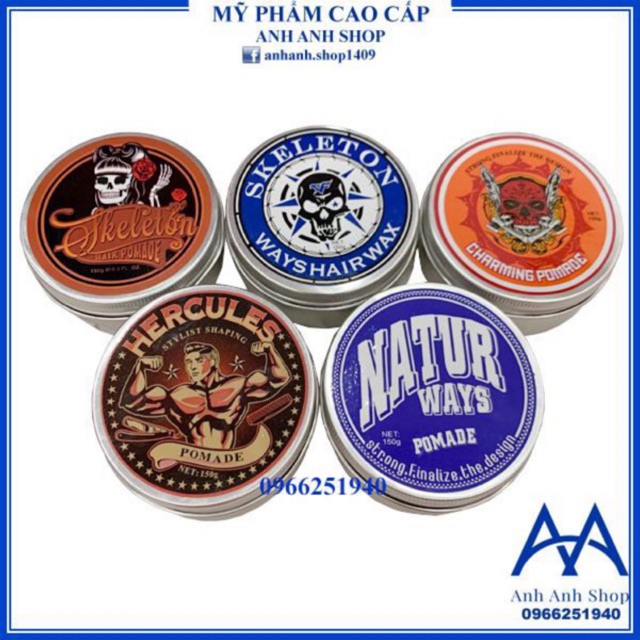 ✅SÁP VUỐT TÓC POMADE NEW 2020 HƯƠNG HOA QUẢ ĐẲNG CẤP PHÁI MẠNH