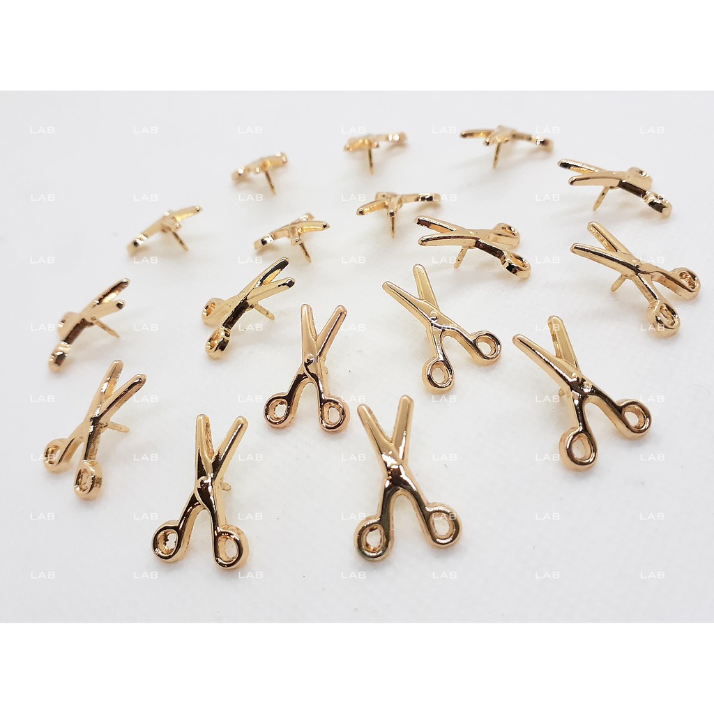 Pin cài áo - Scissors (chiếc - kèm đế)