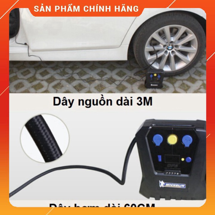 Máy bơm lốp ô tô tự ngắt nhãn hiệu Michelin 4398ML-12266 SM