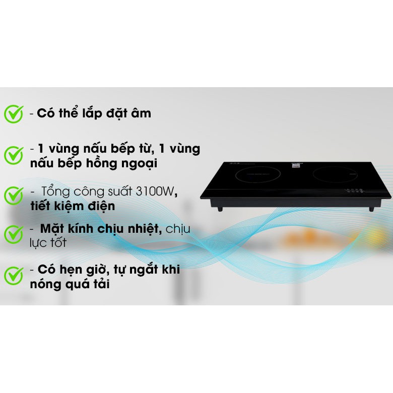 Bếp từ hồng ngoại Whirlpool ACH7327-BLV