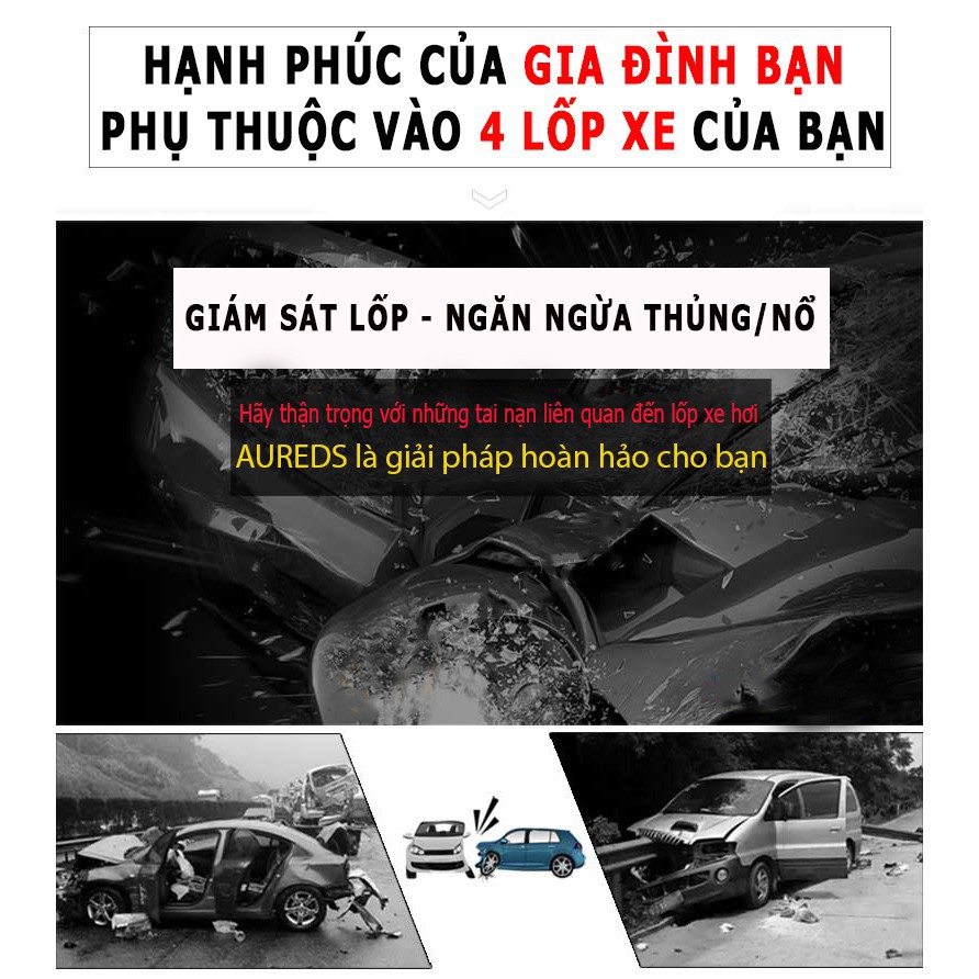 Cảm Biến Áp Suất Lốp TPMS Tẩu Gắn Ngoài (Loại cao cấp)