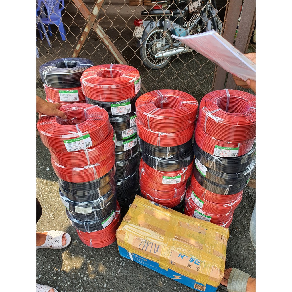 Dây cáp điện năng lượng mặt trời 4mm 1500VDC hãng PN TECH