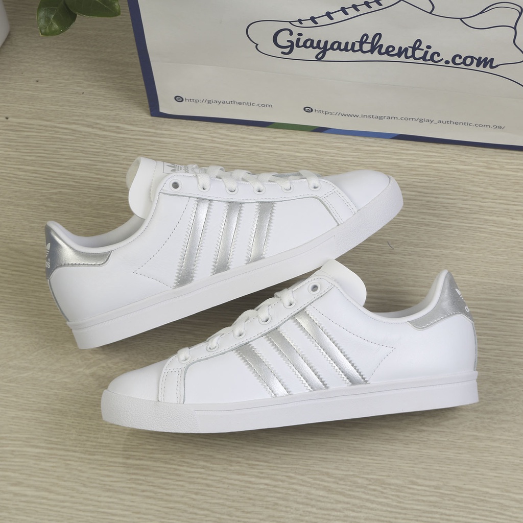 Giày Nữ Chính Hãng Adidas Coast Star EE6521 Sọc Bạc