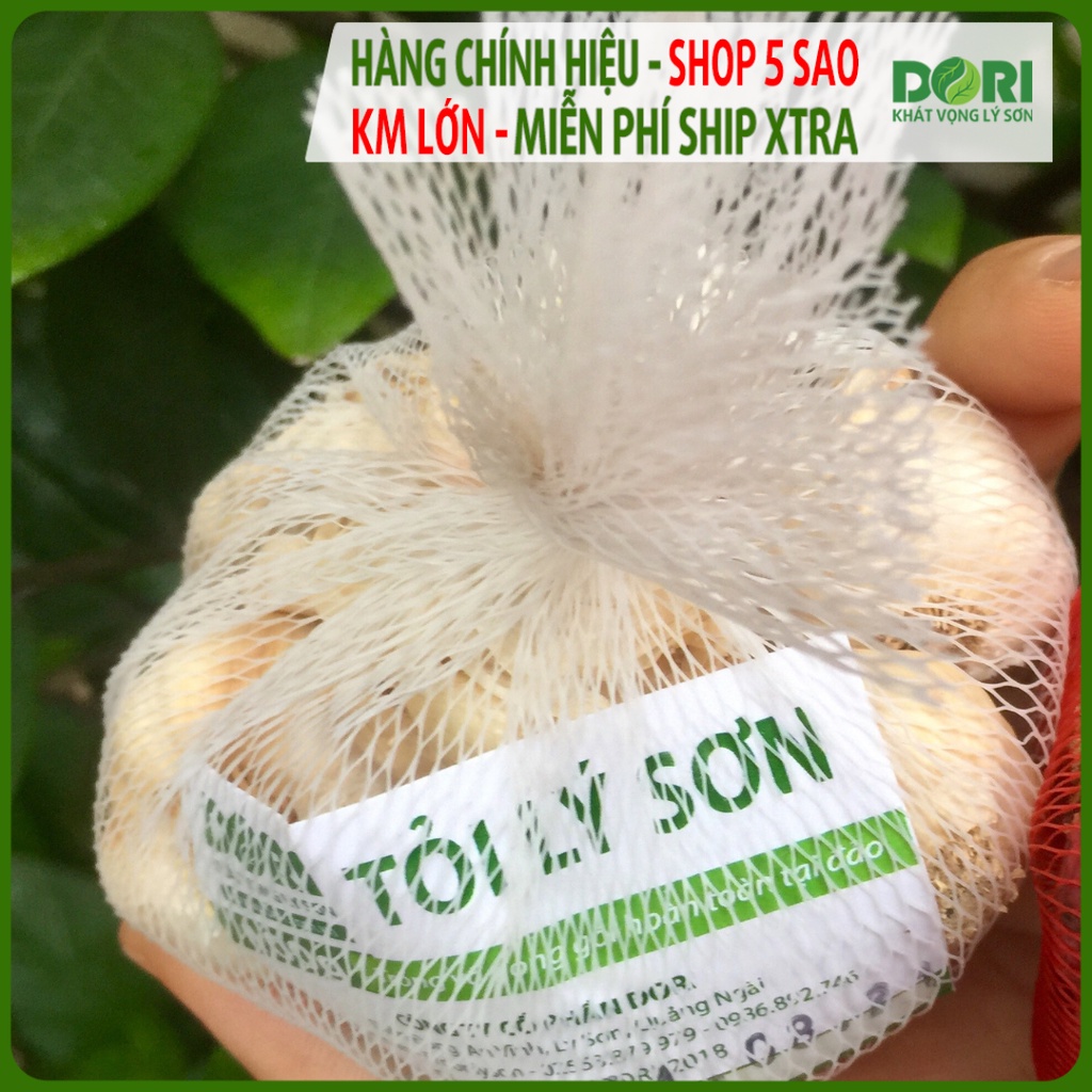 [HCM]Tỏi Lý Sơn Dori - Loại tỏi nhiều tép 100g - Trồng tại đảo Lý Sơn - Cam kết xuất xứ