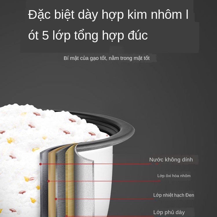 ▣Nồi cơm điện loại lớn siêu dày, dung tích lớn, canteen khách sạn Triangle, 8 lít <