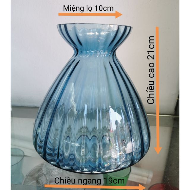 Lọ thủy tinh mầu ( size nhỡ )