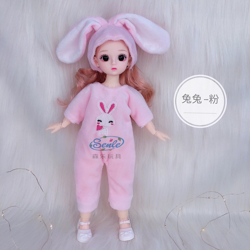 Búp bê đồ chơi 3D 30cm đáng yêu xinh xắn mới dành cho bé gái