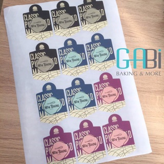 Sticker Now Baking trang trí (nhiều mẫu)