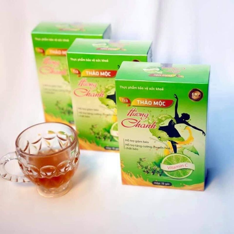 Trà Thảo Mộc Hương Chanh Hỗ Trợ Giảm Béo