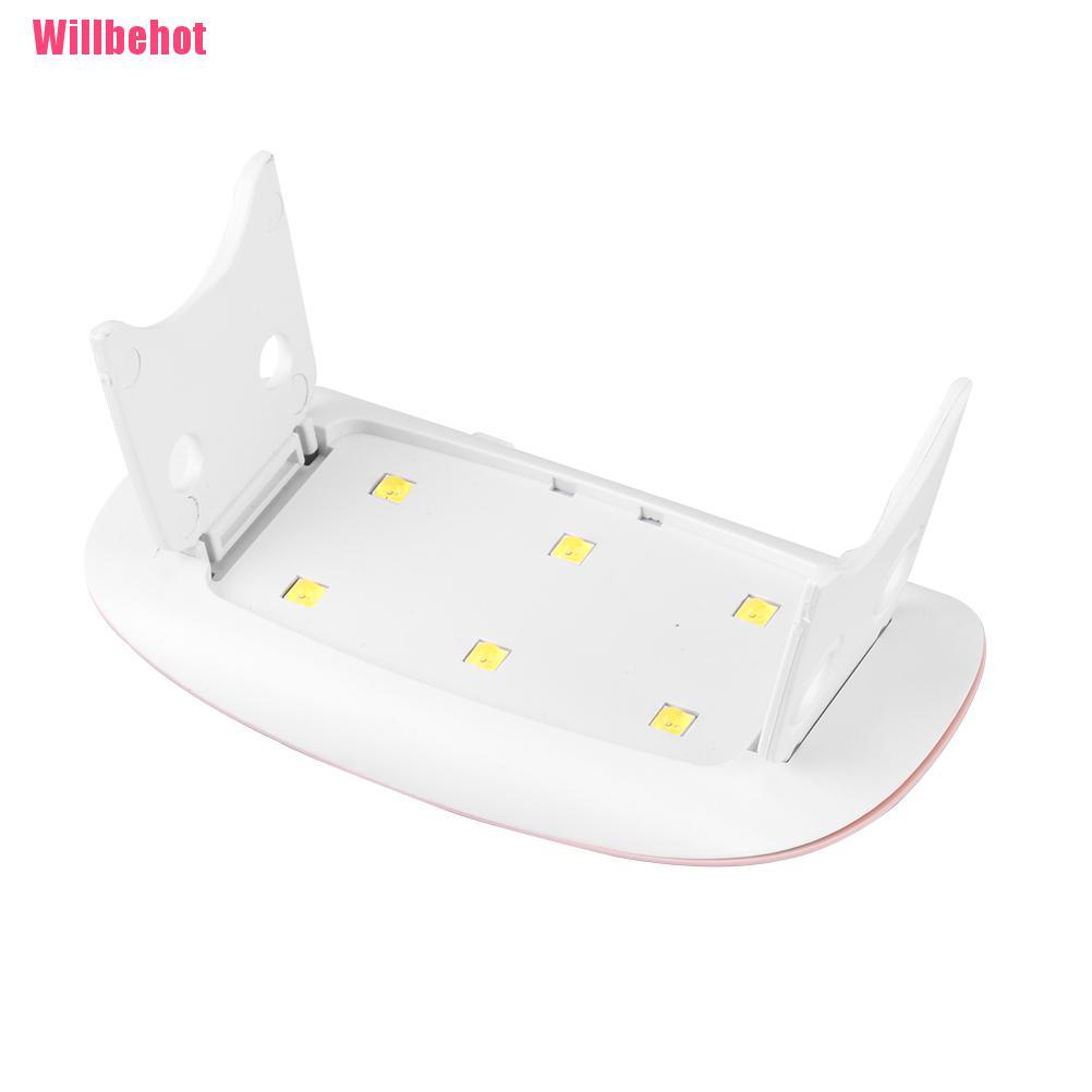 [Hàng mới về] Đèn led UV sấy khô sơn móng tay kèm dây cáp usb