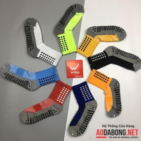 Tất chống trơn,vớ chống trượt,đá bóng,đá banh,thể thao,bóng chuyền,tennis,cầu lông hàng chính hãng Wika sẵn hàng, đủ màu