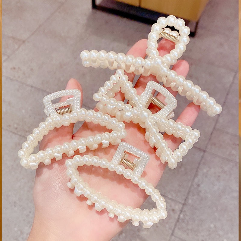 Kẹp Tóc Đính Ngọc Trai Thời Trang Hàn Quốc Cho Nữ