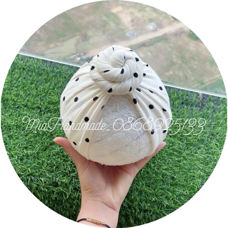 MŨ TURBAN CHO BÉ RẺ ĐẸP CHẤT COTTON MỀM MỊN