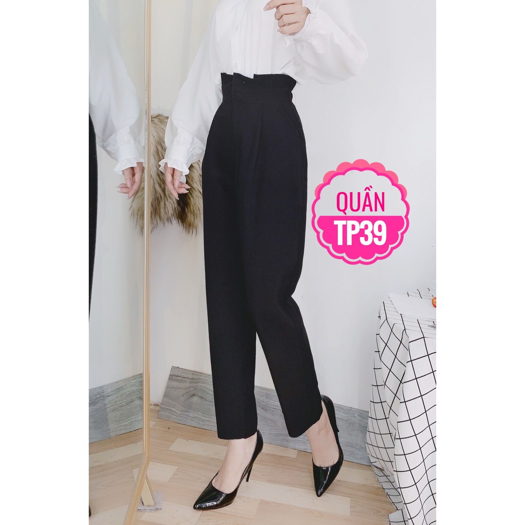 QUẦN CÔNG SỞ - QUẦN ĐEN LƯNG THUN CO GIÃN CỰC XINH TP39 ⚡100% ẢNH THẬT