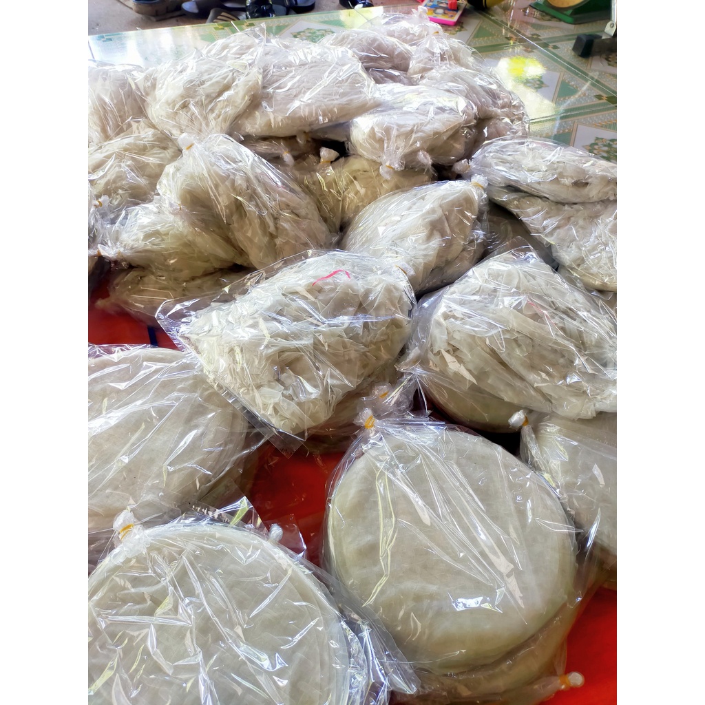 Combo 250g bánh tráng phơi sương + bịch muối + bịch hành phi + hủ bơ + hủ sate