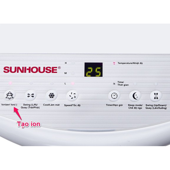 Quạt điều hòa hơi nước Sunhouse SHD7722