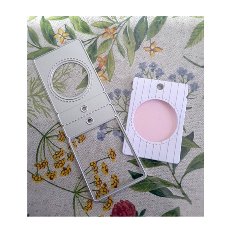 Khuôn cắt giấy tạo hình tròn/ chữ nhật trang trí sổ tay