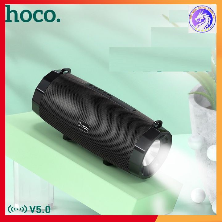 Loa Bluetooth Đa Năng Hoco HK9 BLT5.0, Có Đèn Pin, Công Suất 10W, Có Khe Cắm Thẻ MicroSD - Hàng Chính Hãng, BH 12 Tháng