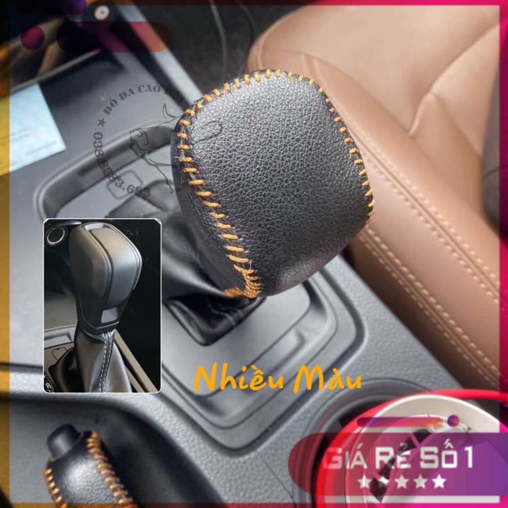 Bọc Cần Số, Tay Phanh xe FORD EVEREST, RANGER XLS, XLT SỐ TỰ ĐỘNG 2019-2022. DA BÒ Nhiều Màu Sắc. Phụ Kiện Ô Tô
