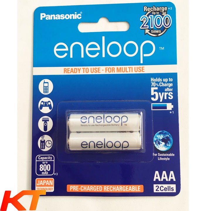 Pin sạc AAA Panasonic Eneloop 800mAh (combo 4 viên)