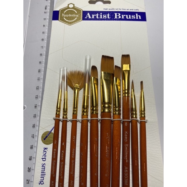 Bộ cọ 10c Keep Smiling Artist Brush.