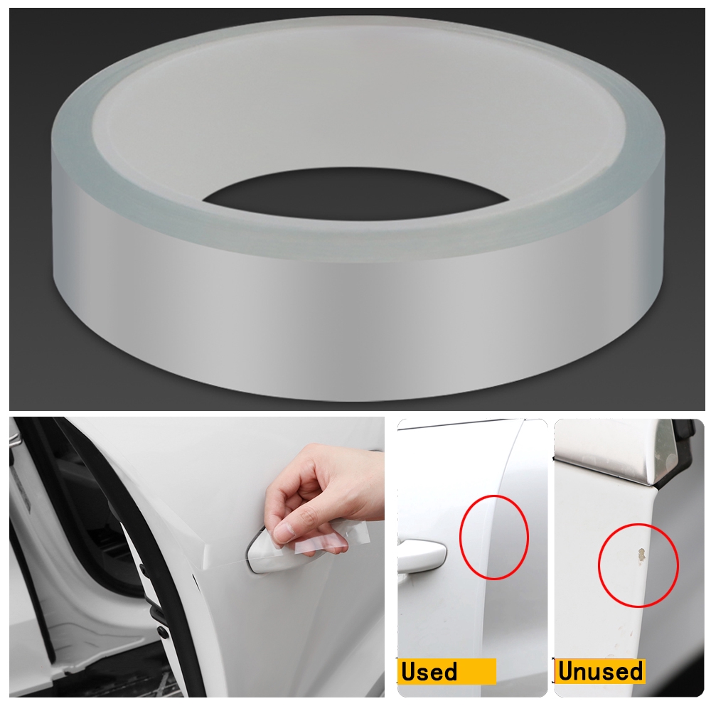 Cuộn phim bảo vệ ngoại thất xe hơi dài 3/5/10m rộng 2/3/5cm chuyên dụng