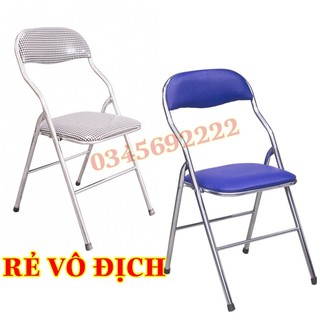 💥FREE SHIP EXTRA☘️ Ghế gấp - ghế văn phòng - ghế sinh viên - ghế caro gấp gọn chân inox sơn tĩnh điện cao cấp