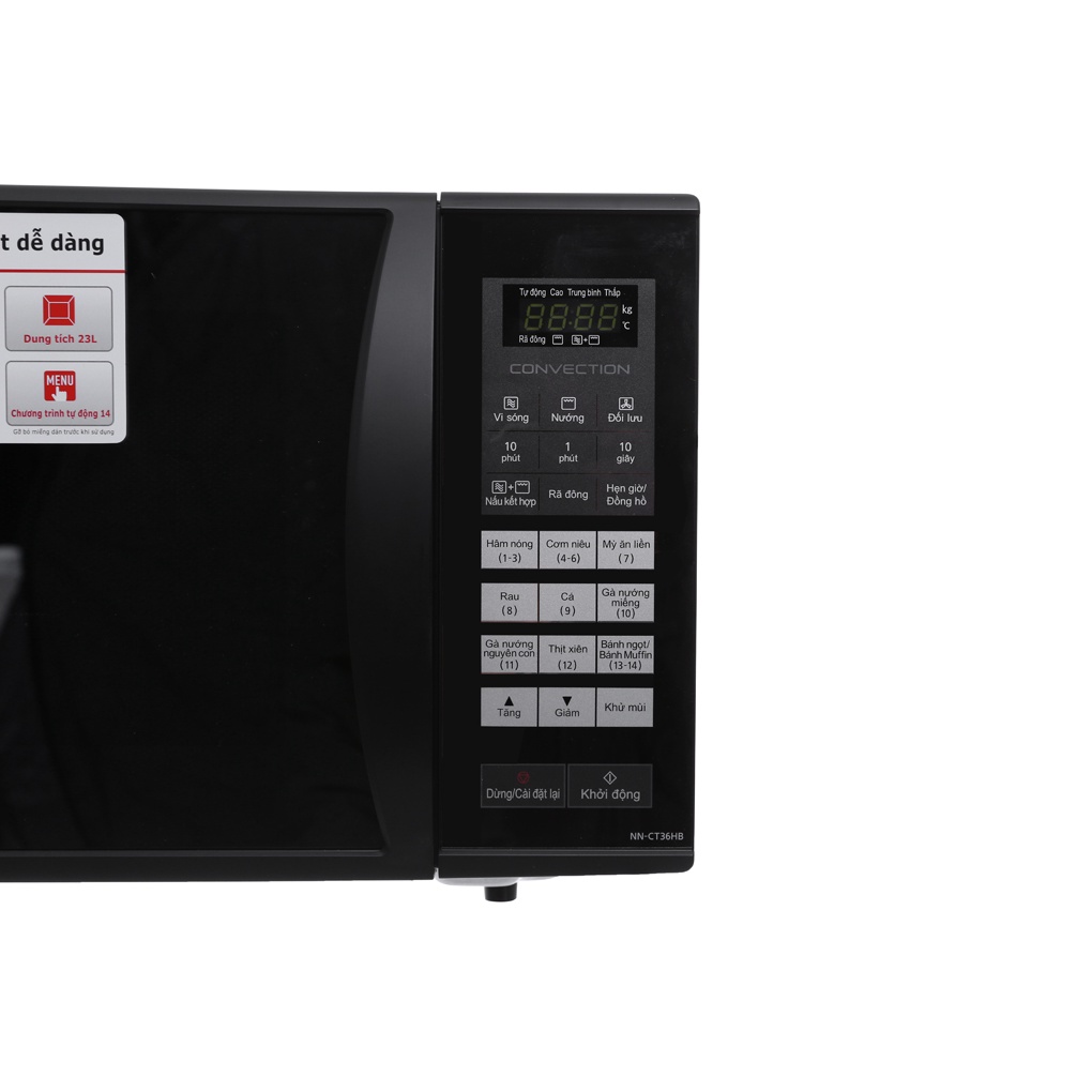 Lò vi sóng có nướng Panasonic NN-CT36HBYUE 23 lít