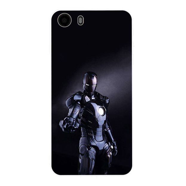 Ốp lưng silicon in hình Iron Man cho điện thoại Wiko Sunny Lenny Robby Jerry 2 3 Plus Harry View XL