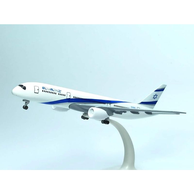 Mô hình máy bay EL-AL kim loại 20cm